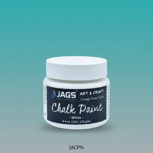 Chalk Paint White 4.4Oz 125ML JACP11 by Gifthubmart