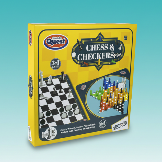 Chess & Checkers- Skoodle by Gift Hub Mart
