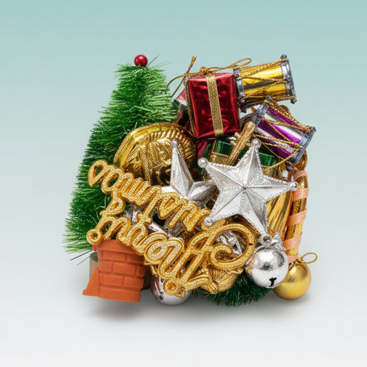 Christmas Ornaments with Mini Christmas Tree by Gift Hub Mart