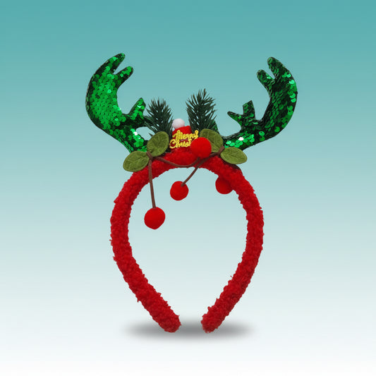 Christmas Sequins Hairband by Gift Hub Mart