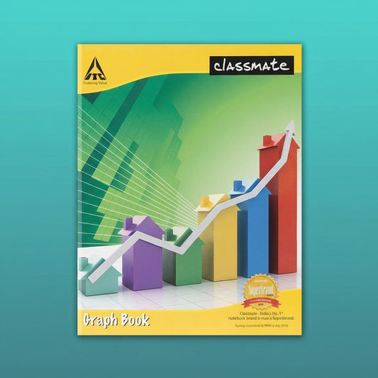 Classmate Graph Book, 32 Pgs, 28 x 22 cms by Gifthubmart