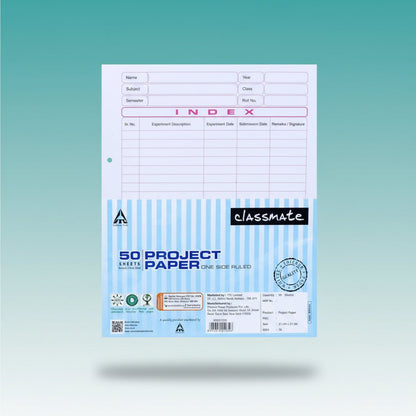 Classmate Project Paper by Gifthubmart