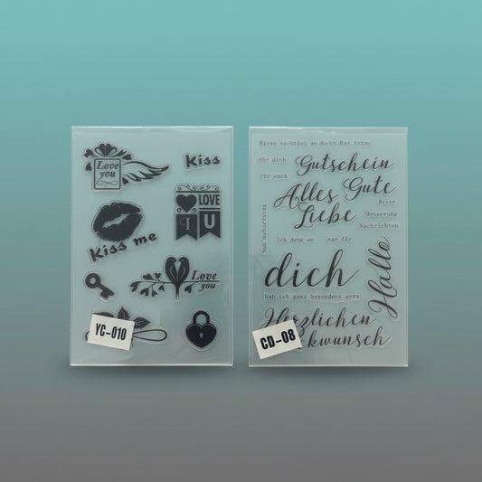 Clear Rubber Stamp 4*6 by Gifthubmart