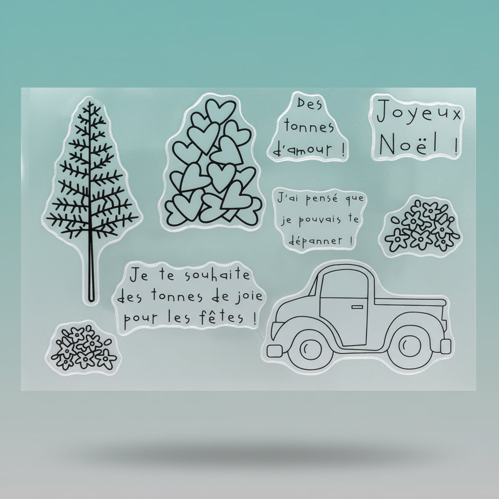 Clear Rubber Stamp 6*4 by Gifthubmart