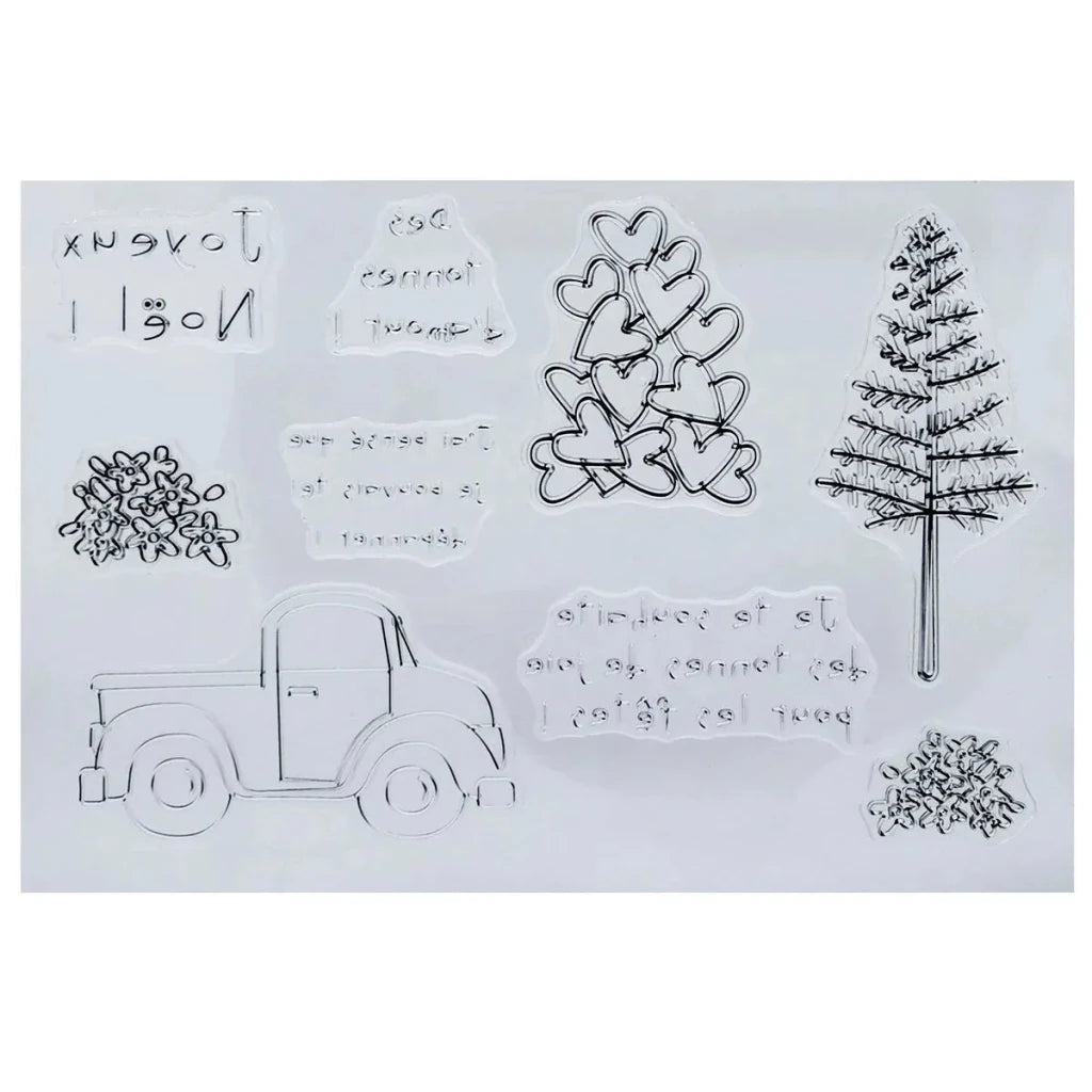 Clear Rubber Stamp 6*4 by Gifthubmart