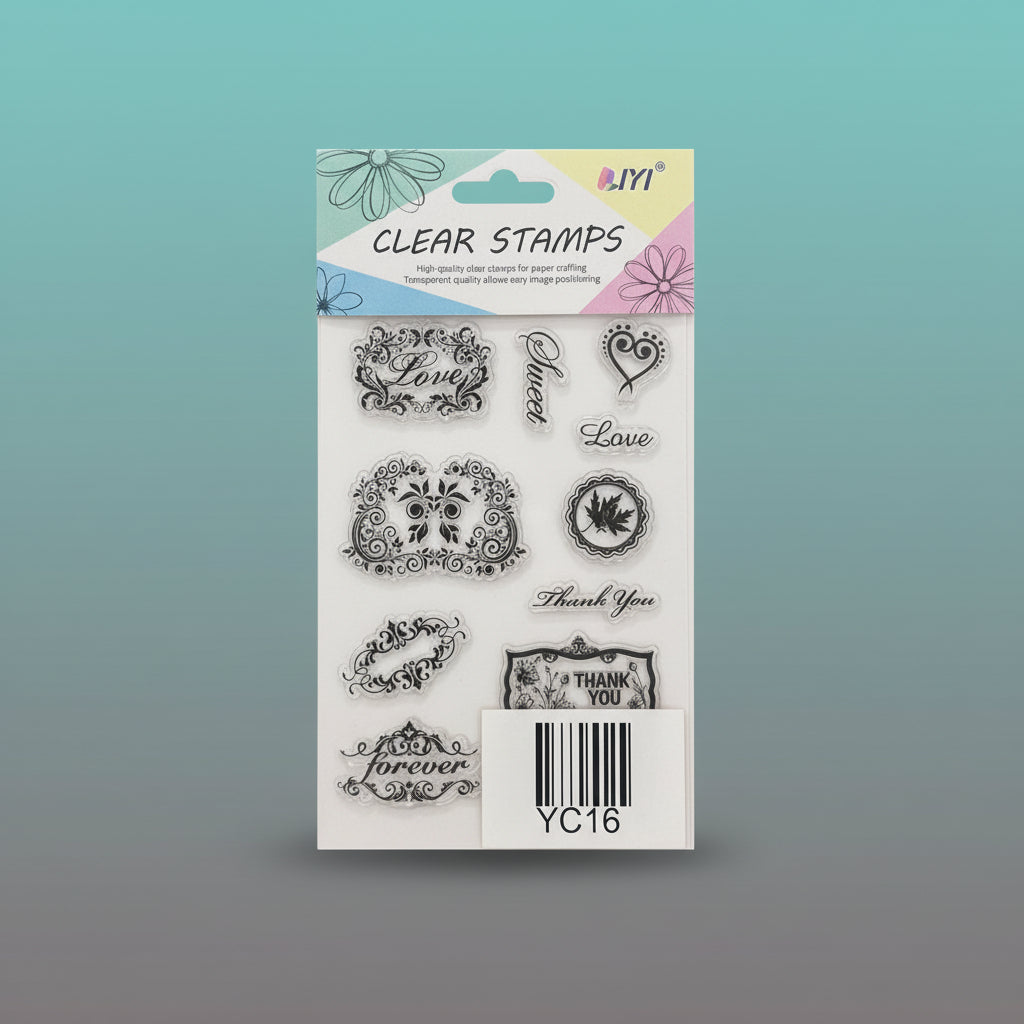 Clear Rubber Stamp IYI by Gift Hub Mart