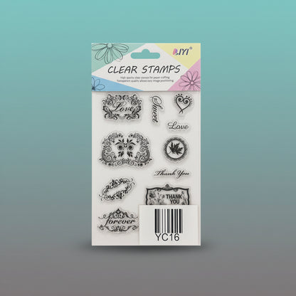 Clear Rubber Stamp IYI by Gift Hub Mart