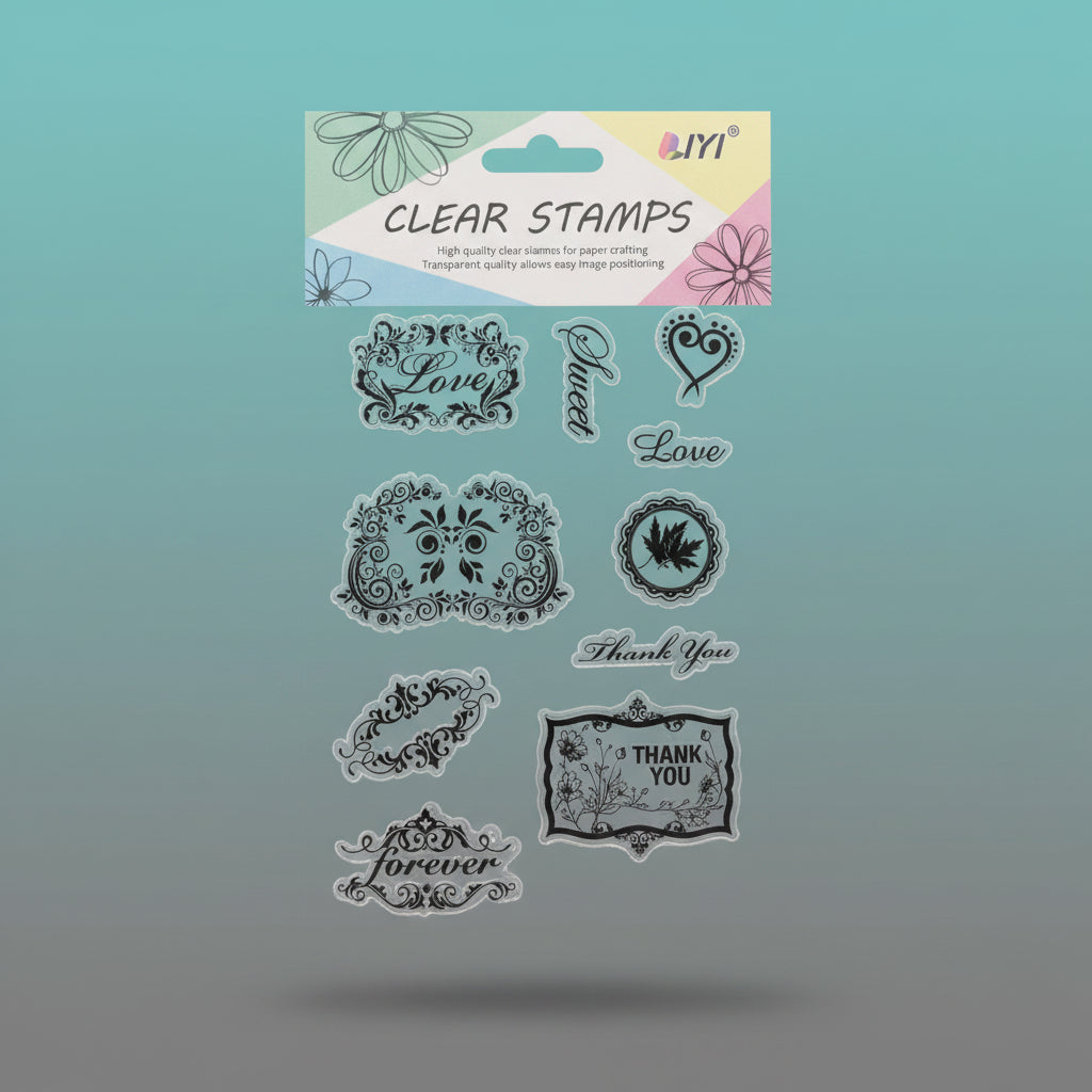 Clear Rubber Stamp IYI by Gift Hub Mart