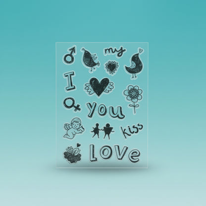 Clear Rubber Stamp IYI by Gift Hub Mart