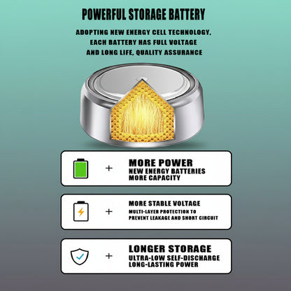 Coin Battery 1.5V AG10 by Gifthubmart