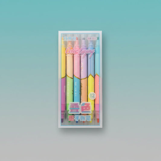 Colour Layering Highlighter 6pc Set by Gift Hub Mart