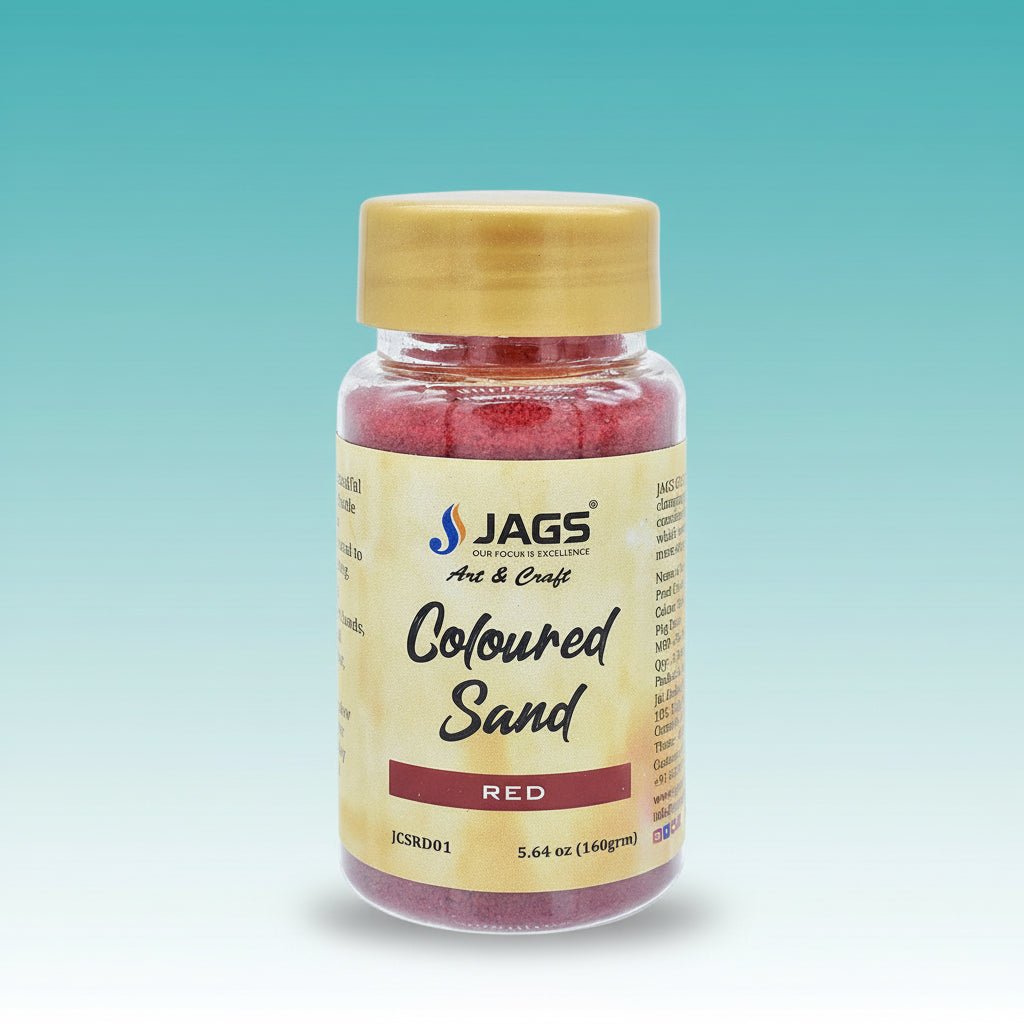 Coloured Sand 160Gms Red No 1 JCSRD01 by Gifthubmart