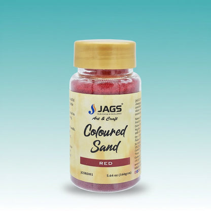 Coloured Sand 160Gms Red No 1 JCSRD01 by Gifthubmart