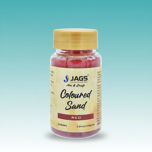 Coloured Sand 160Gms Red No 1 JCSRD01 by Gifthubmart