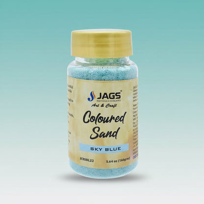 Coloured Sand 160Gms Sky Blue No 22 JCSSBL22 by Gifthubmart