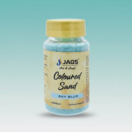 Coloured Sand 160Gms Sky Blue No 22 JCSSBL22 by Gifthubmart
