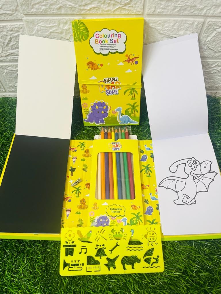Colouring Book Set by Gifthubmart