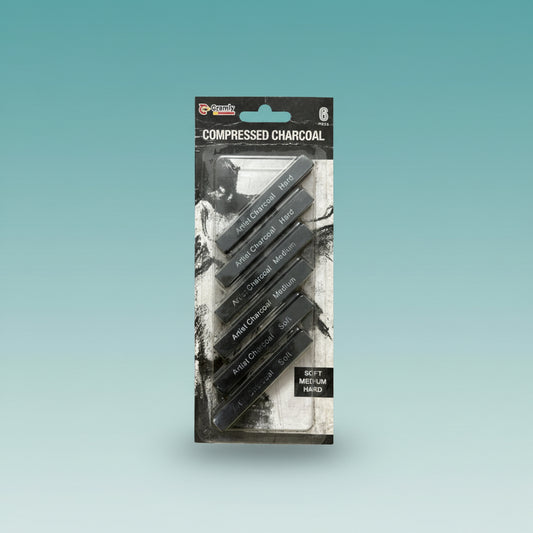 Compressed Charcoal 6 Pcs