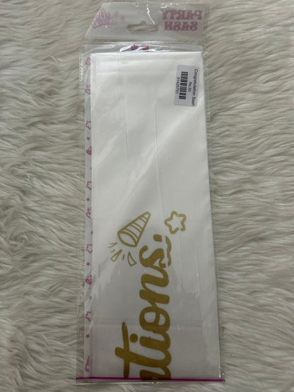 Congratulation Sash by Gift Hub Mart