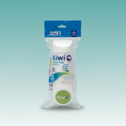 Cotton pads embossed Kiwi by Gift Hub Mart