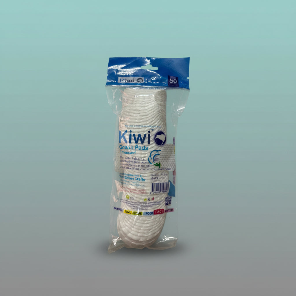 Cotton pads embossed Kiwi by Gift Hub Mart