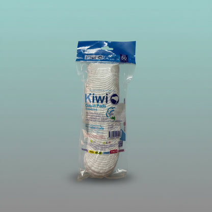 Cotton pads embossed Kiwi by Gift Hub Mart