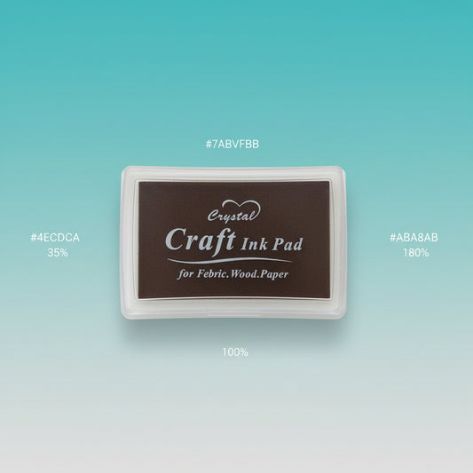 Craft Ink Pad- Deep Brown by Gift Hub Mart