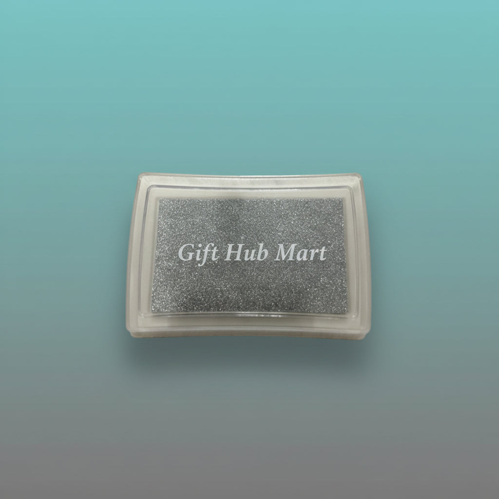 Craft Ink Pad- Silver by Gift Hub Mart