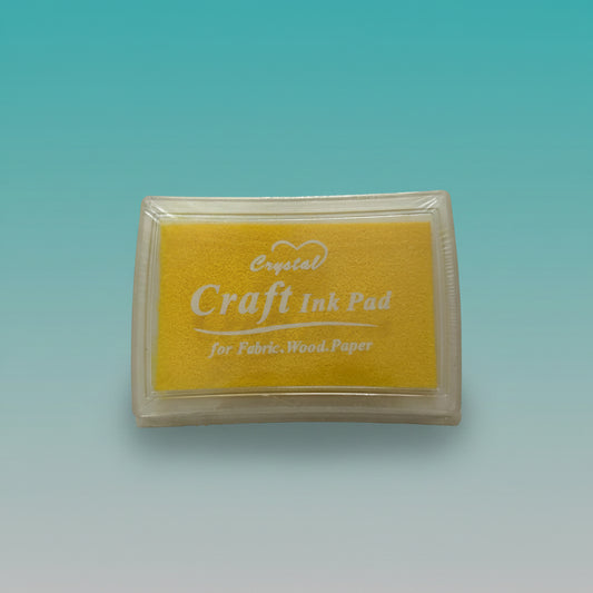 Craft Ink Pad- Yellow by Gift Hub Mart