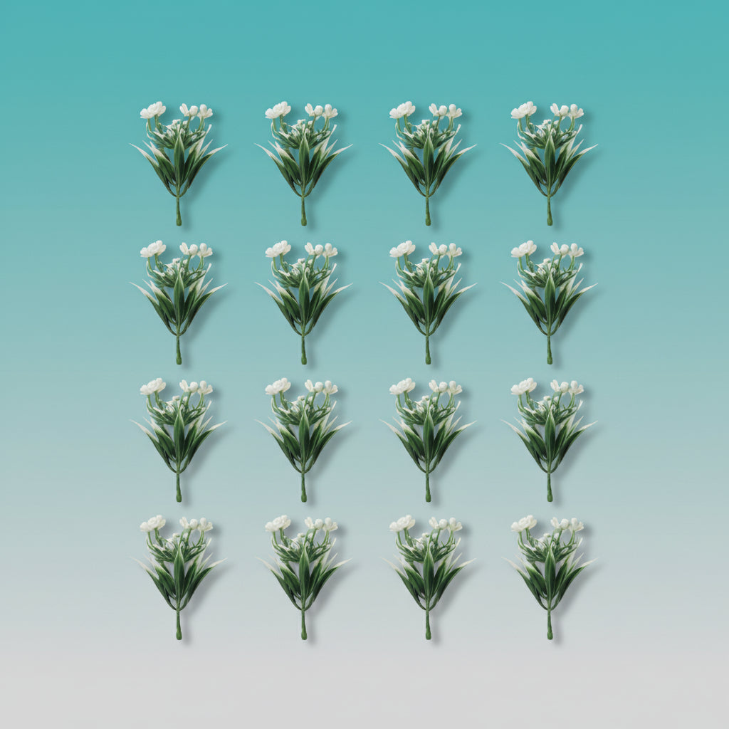 Craft Leaf Stem Green by Gift Hub Mart