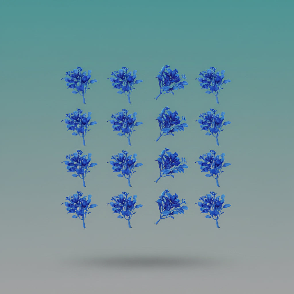 Craft Plant Blue by Gift Hub Mart