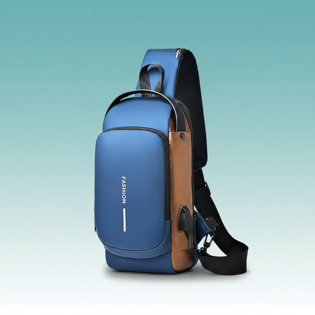 Crossbody Travel Bag with Charging Lock by Gift Hub Mart