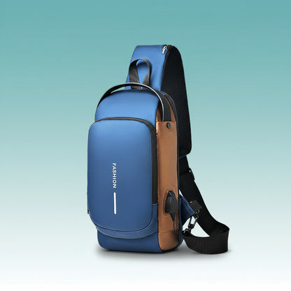 Crossbody Travel Bag with Charging Lock by Gift Hub Mart