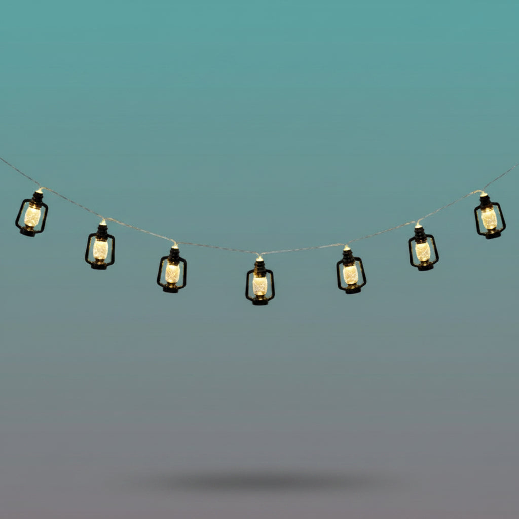 Curtain Led Light Lantern by Gift Hub Mart