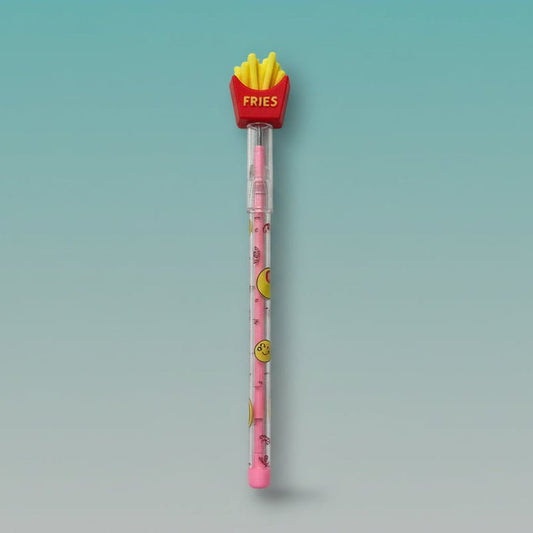 Cute French Fries Push Pencil by Gifthubmart