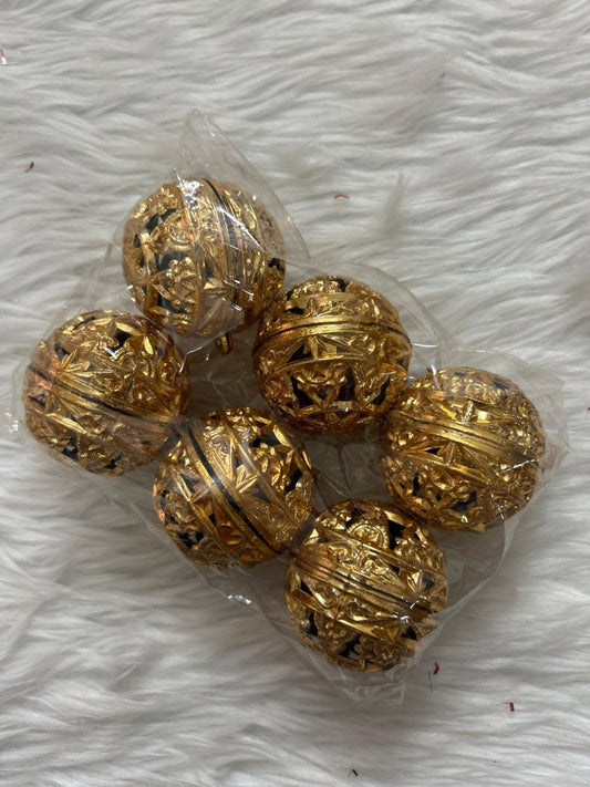 Decorative Golden Balls Big by Gifthubmart