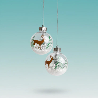 Decorative Hanging Bulb Balls Christmas by Gift Hub Mart