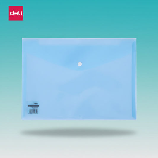 Deli Button Folder Blue by Gifthubmart