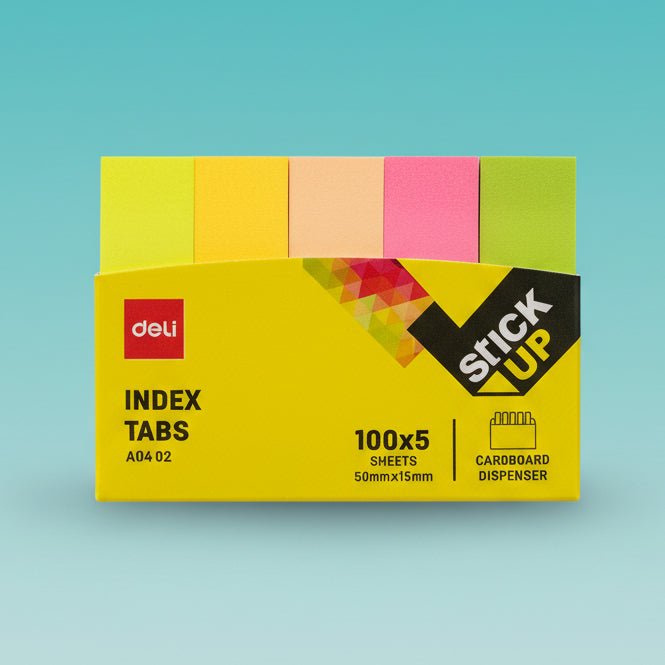 Deli Index Tab A11402 Sticky Notes by Gifthubmart