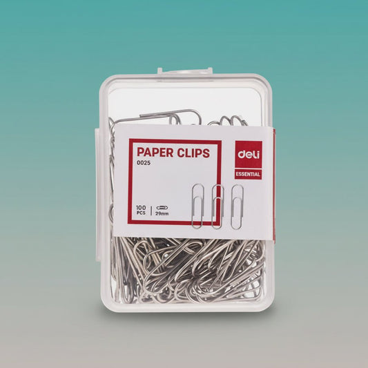 Deli Paper Clip W0025 29mm - Gift Hub Mart