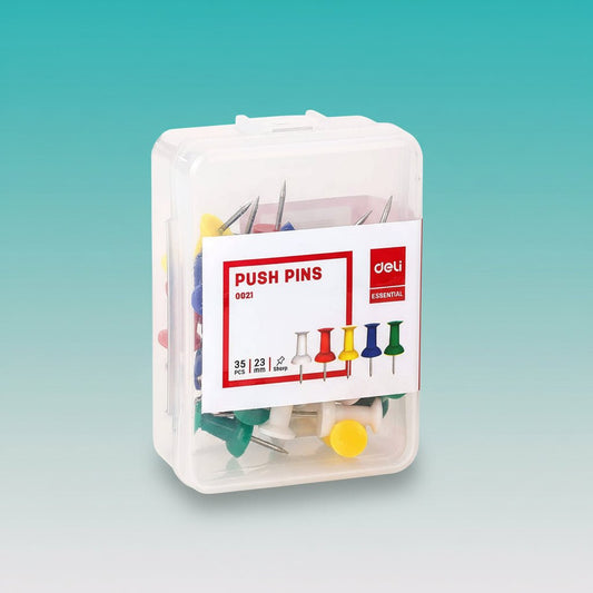 Deli Thumb Tacks (Push Pin) W0021 23mm - Gift Hub Mart