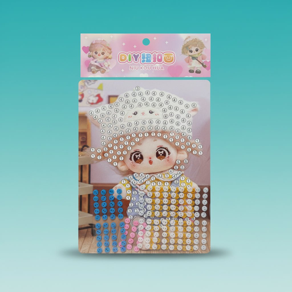 DIY Button Painting by Gifthubmart