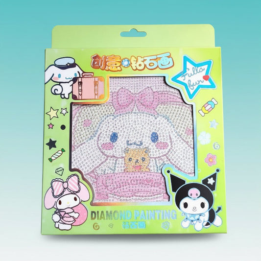 DIY Diamond Painting Kit with Photo Frame Sanrio by Gifthubmart