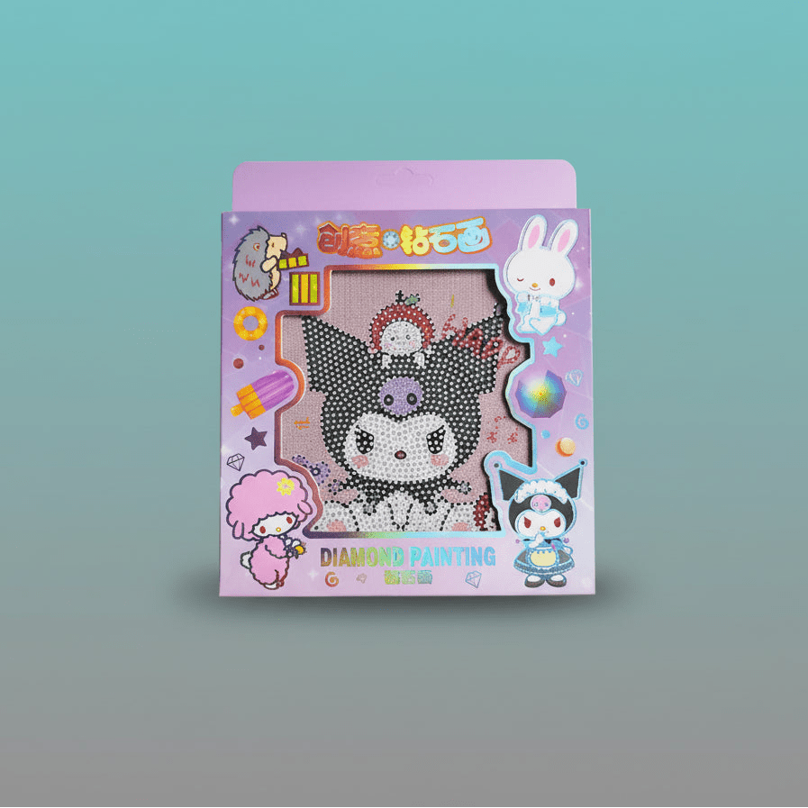 DIY Diamond Painting Kit with Photo Frame Sanrio by Gifthubmart