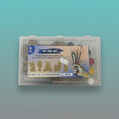 DIY MDF Art 5pc Set by Gift Hub Mart