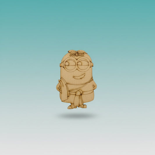 DIY Pre-Marked MDF Cutout- Minion Fridge Magnet by Gift Hub Mart