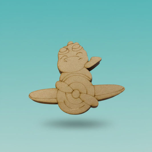 DIY Pre-Marked MDF Cutout- Ninja Turtle Fridge Magnet by Gift Hub Mart