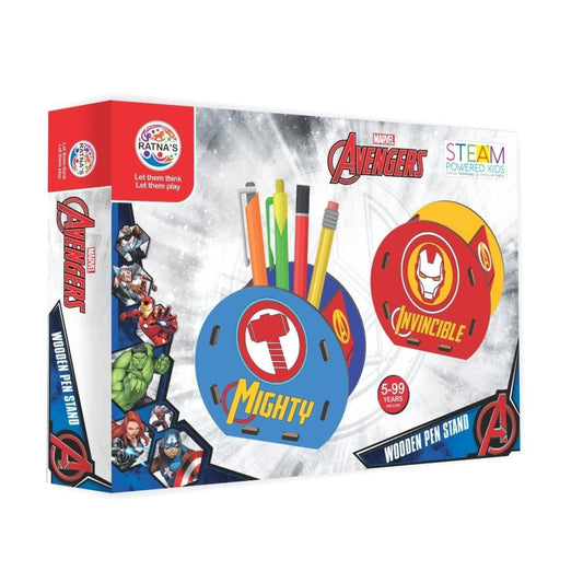 DIY Ratna Avengers Wooden Pen Stand 5+ by Gifthubmart