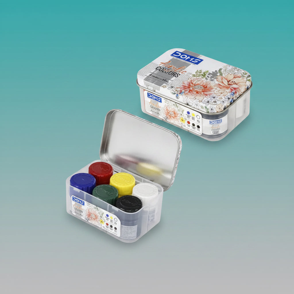 Doms Acrylic Colours 6 Shades by Gift Hub Mart