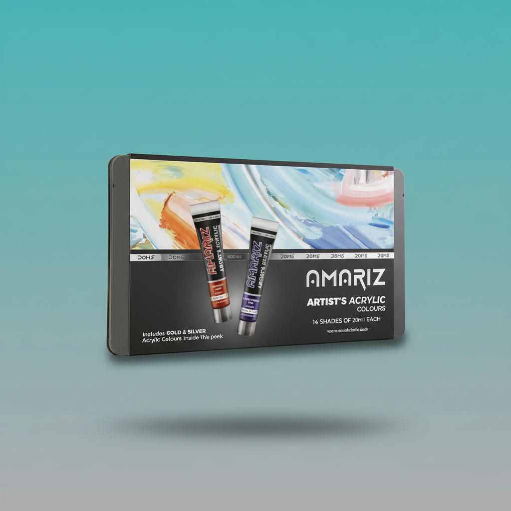 DOMS AMARIZ ARTST ACRYLIC 14 SHADES TUBE 14X20ML by Gift Hub Mart